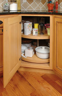 Across Corner Lazy Susan