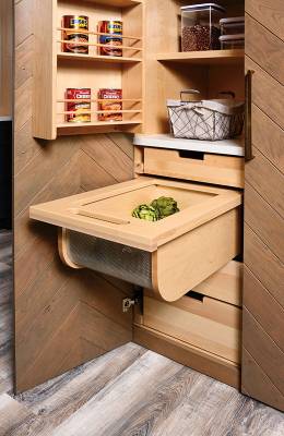 Pullout Vegetable Bins