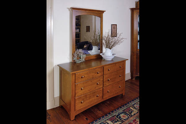 Shaker 6 Drawer Dresser