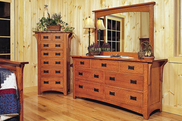 Mission 7-Drawer Dresser & Lingerie Chest